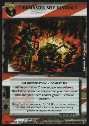 Lawmaster Self Destruct